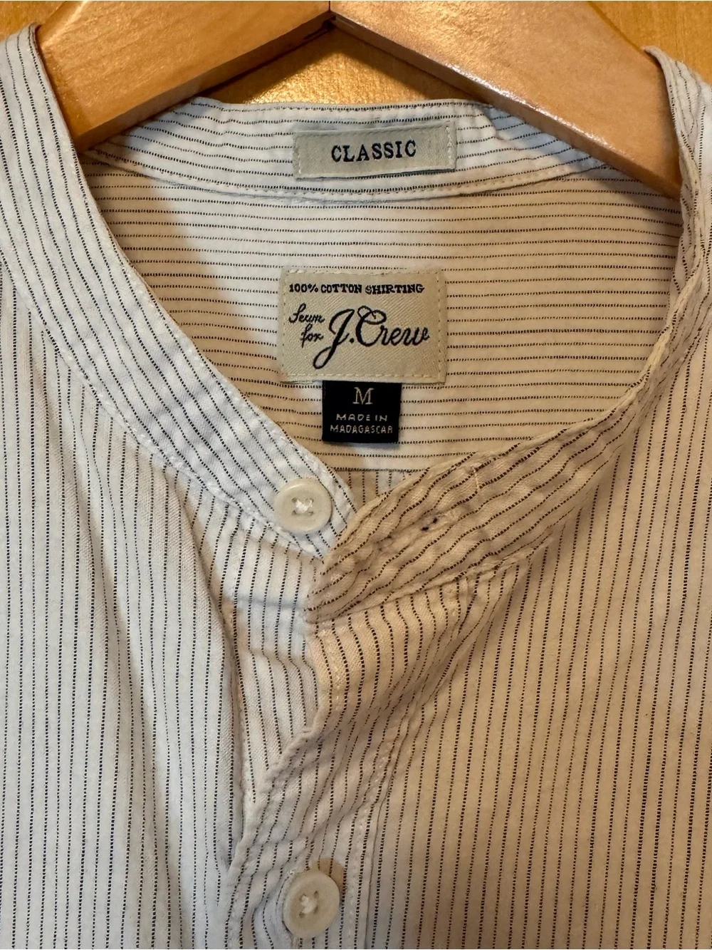 J CREW button up